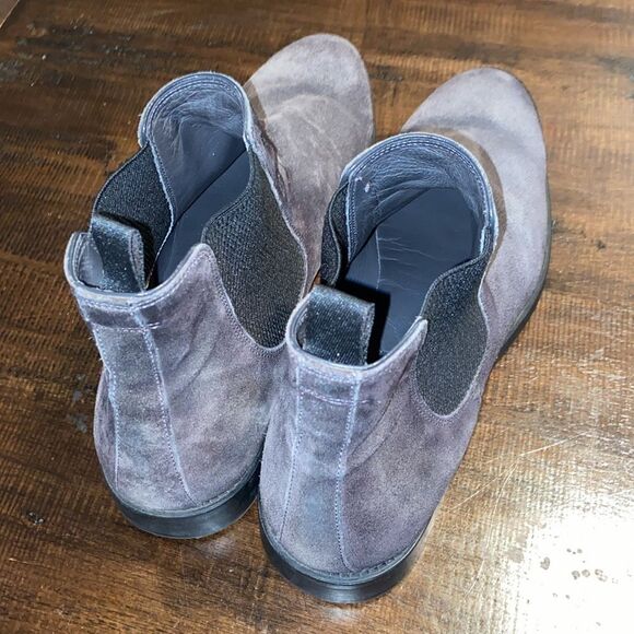 To Boot New York Adam Derrick Gray Chelsea Boots Suede Ankle size 10 - Picture 9 of 9
